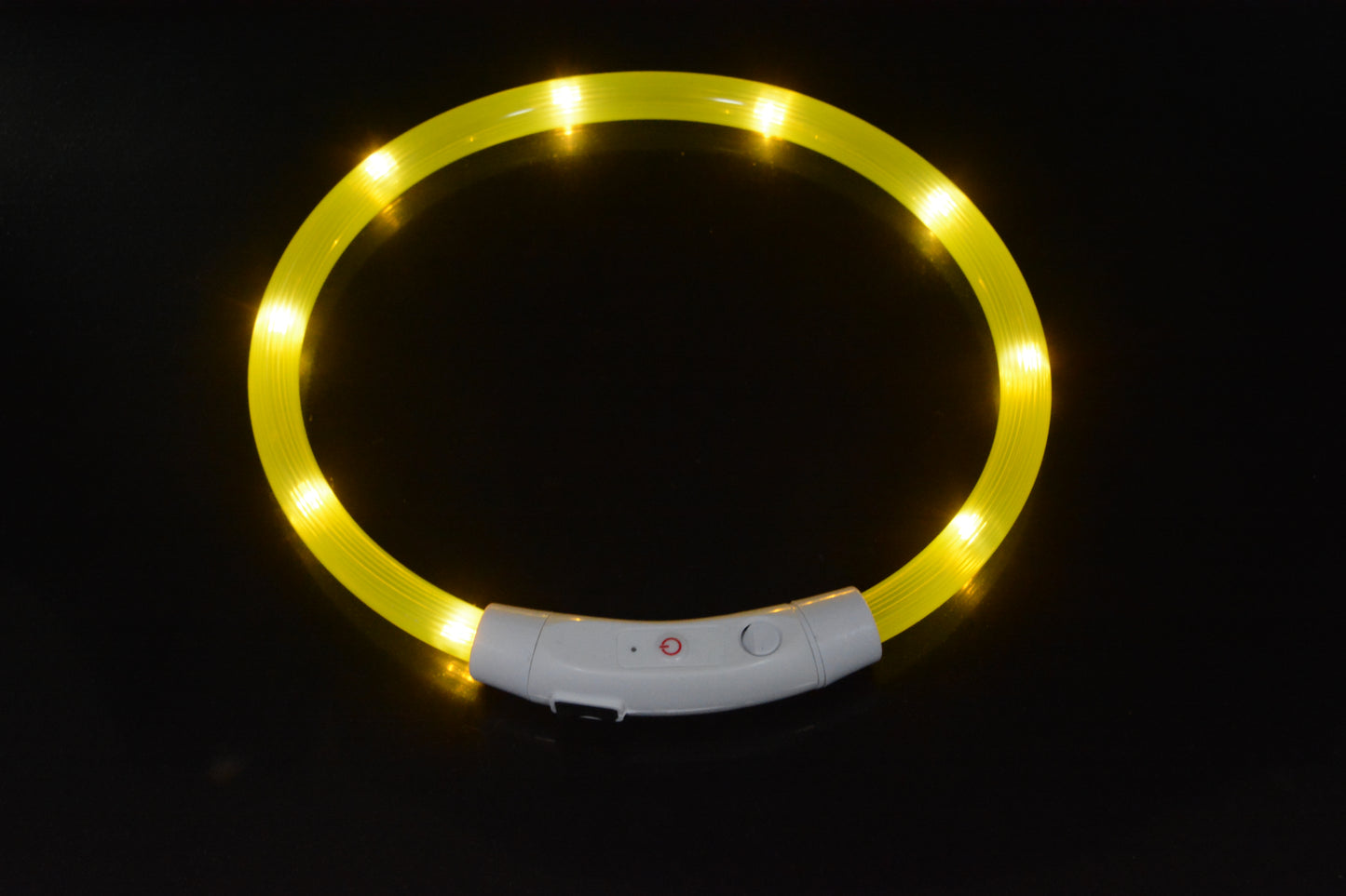 Coleira luminosa para cães, coleira luminosa para animais de estimação, anel de pescoço com carregamento USB, coleira luminosa LED para cães