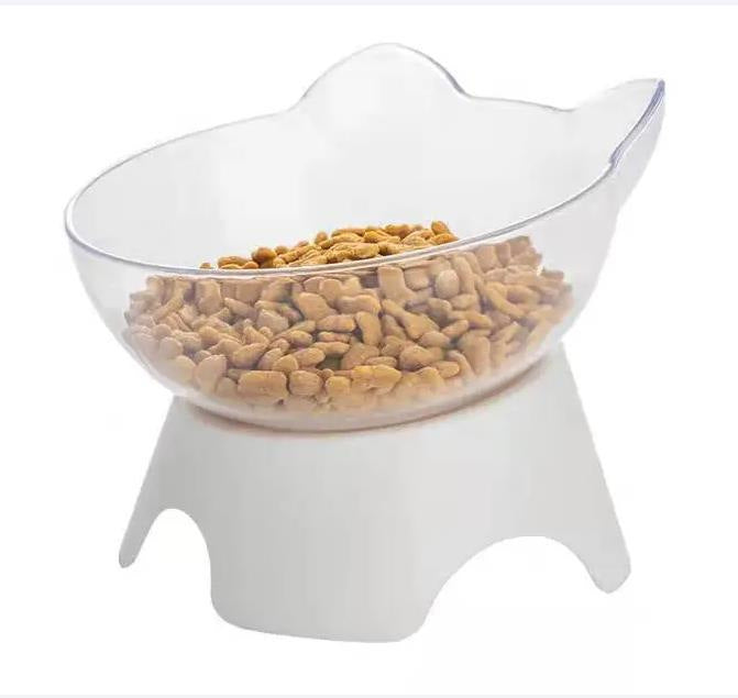 As tigelas para animais de estimação economizam espaço e reduzem a necessidade de virar as tigelas para gatos com a boca molhada.