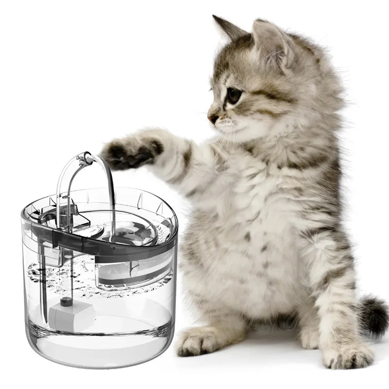 Dispensador de água para animais de estimação com circulação automática, temperatura constante inteligente, silencioso e elétrico. Acessório para animais de estimação.