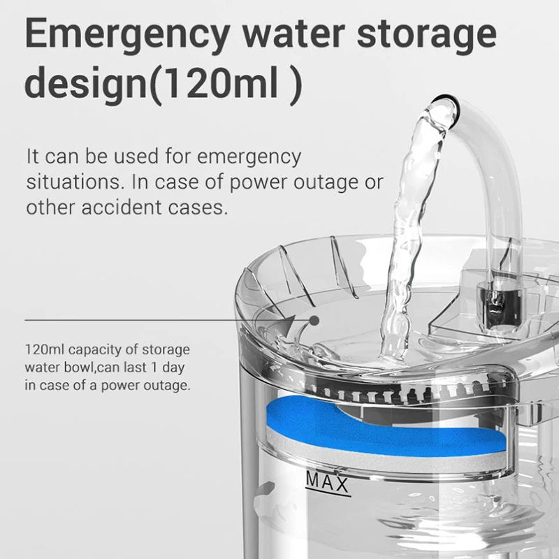 Dispensador de água para animais de estimação com circulação automática, temperatura constante inteligente, silencioso e elétrico. Acessório para animais de estimação.