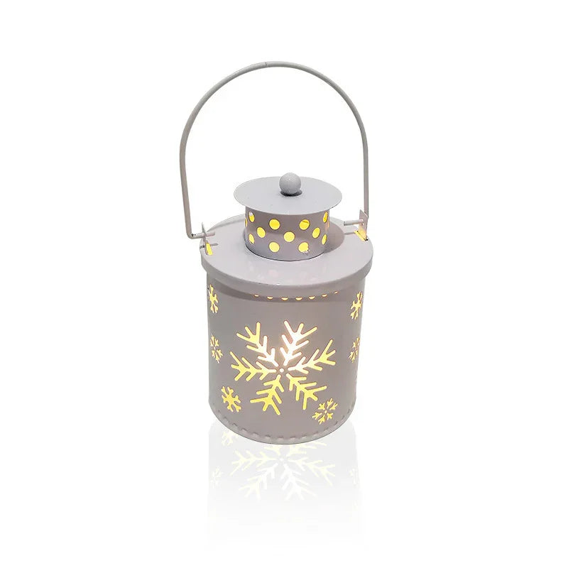 Velas de Natal Luzes LED Lanternas pequenas Luzes eólicas Velas eletrônicas Estilo nórdico Decoração criativa para festas Decorações