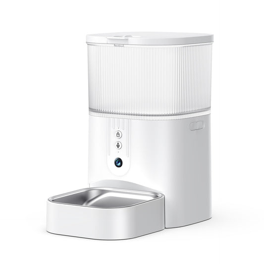 Wifi 3L Smart Feeder Pet com aplicativo para cães e gatos com câmera, vídeo, alto-falante, alimentadores automáticos e dispensador inteligente de ração