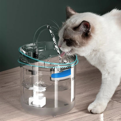Dispensador de água para animais de estimação com circulação automática, temperatura constante inteligente, silencioso e elétrico. Acessório para animais de estimação.