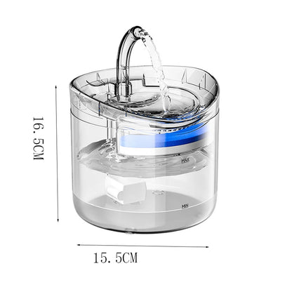 Dispensador de água para animais de estimação com circulação automática, temperatura constante inteligente, silencioso e elétrico. Acessório para animais de estimação.