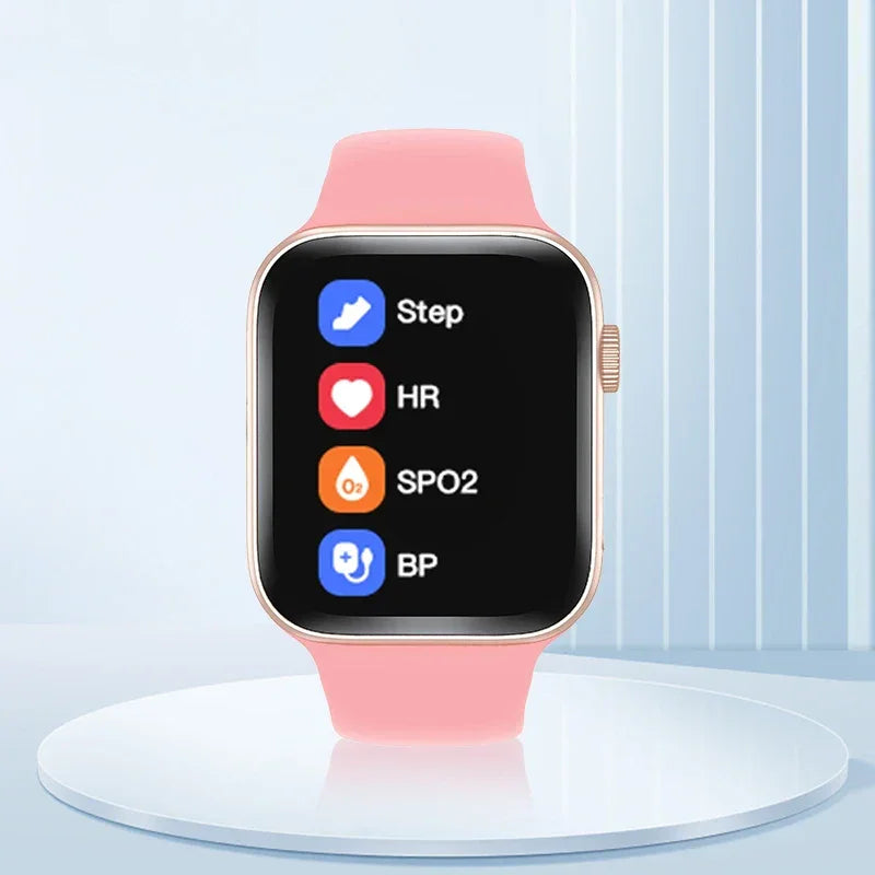 Smartwatch T168 com Chamadas Sem Fio - Atende Chamadas, Tela Sensível ao Toque, Smartwatch Esportivo de Fitness para Mulheres e Homens