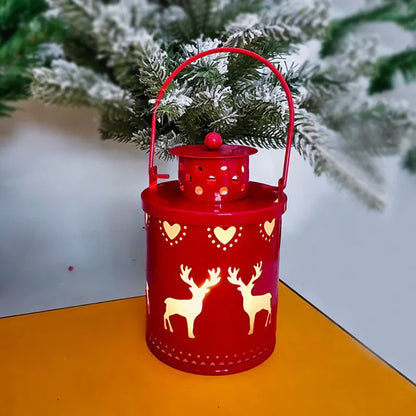 Velas de Natal Luzes LED Lanternas pequenas Luzes eólicas Velas eletrônicas Estilo nórdico Decoração criativa para festas Decorações