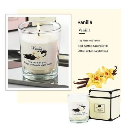 Velas de plantas Aromaterapia Vidro Fragrância romântica